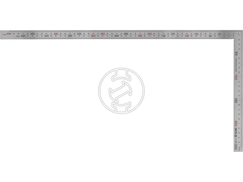 Kép: Yato acsderekszog 250x500 mm inox.webp