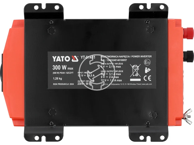 Kép: Yato akkumulator konverter 12 V230 V 300 W.webp