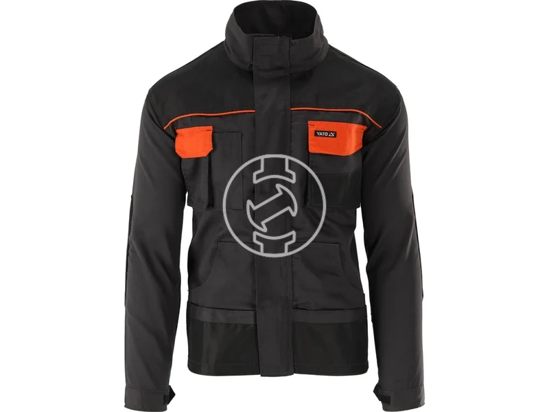 Kép: Yato ANDESITE munkakabat fekete-narancs XL.webp