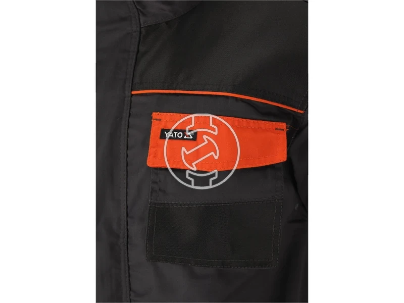 Kép: Yato ANDESITE munkakabat fekete-narancs XL.webp