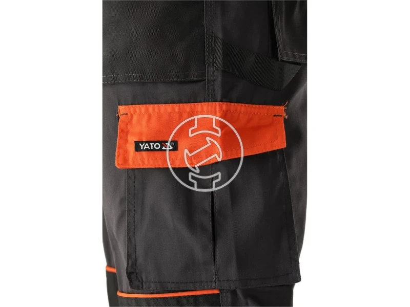 Kép: Yato ANDESITE munkanadrag fekete-narancs LXL.webp