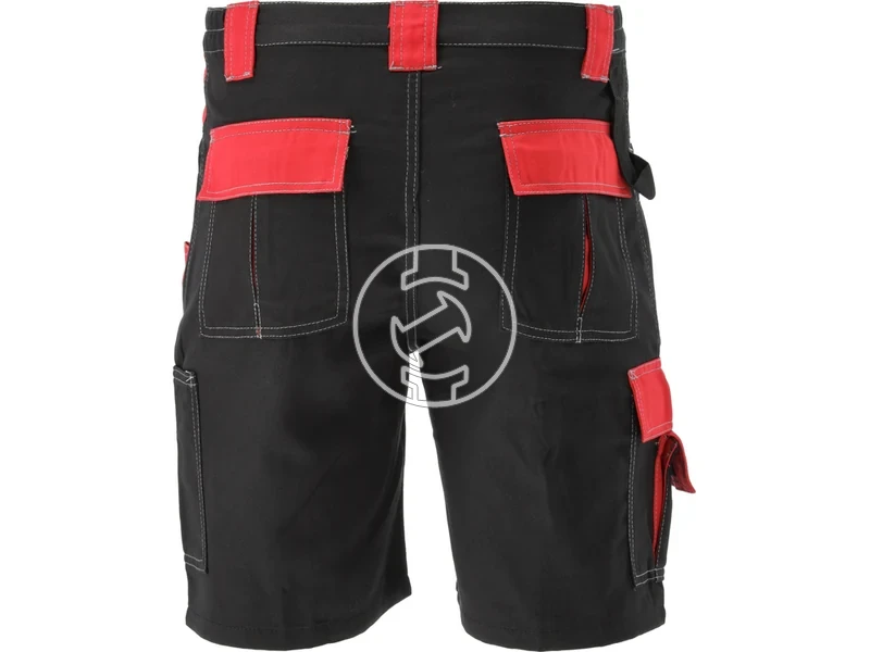 Kép: Yato ASH rovid munkanadrag fekete-piros LXL.webp