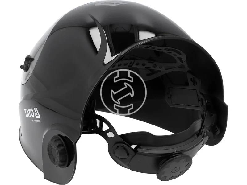 Kép: Yato automata hegeszto fejpajzs TRUE COLOR 270x140 mm 5-8 9-13 DIN.webp