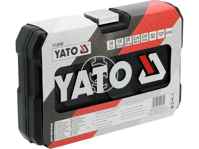 Kép: Yato bit-es dugokulcs keszlet 14 inch 38 inch 34 db_3.webp