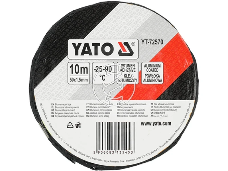 Kép: Yato bitumenes ragasztoszalag 50 x 15 mm x 10 m_3.webp