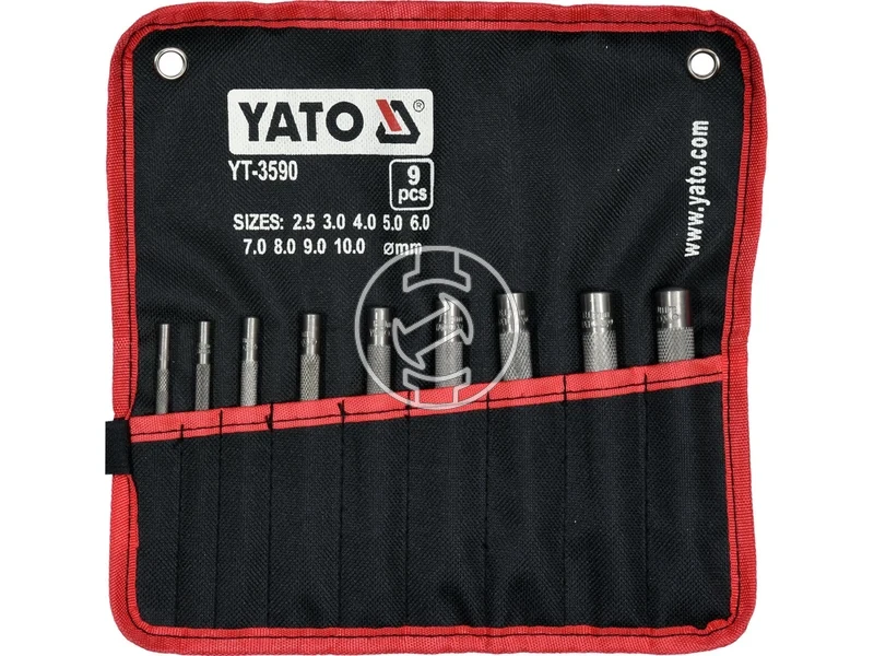 Kép: YATO Borlyukaszto keszlet 9 reszes 25-10 mm.webp