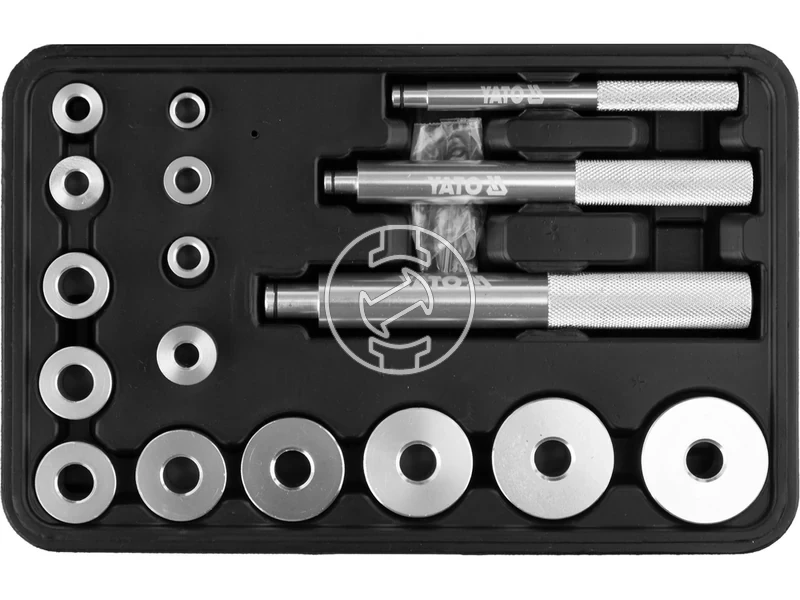 Kép: YATO Csapagy szimering persely ki- es beuto keszlet 17 reszes Aluminium.webp