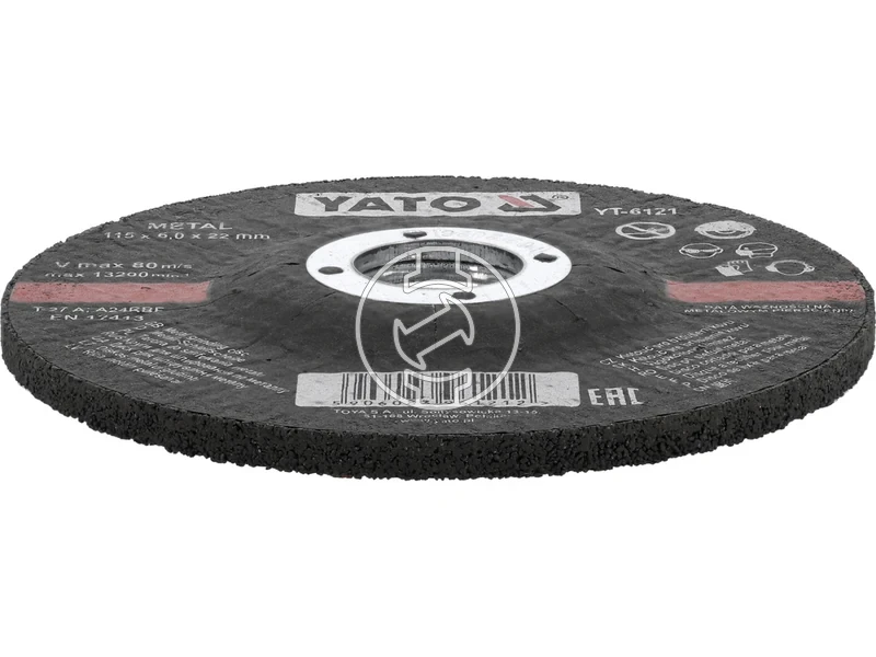 Kép: Yato csiszolokorong 115x60x22 mm fem.webp