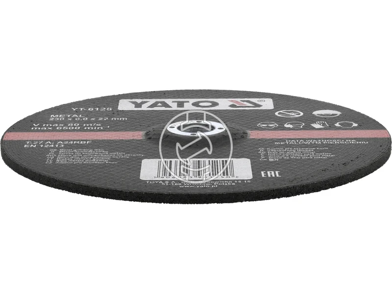 Kép: Yato csiszolokorong 230x60x22 mm fem.webp