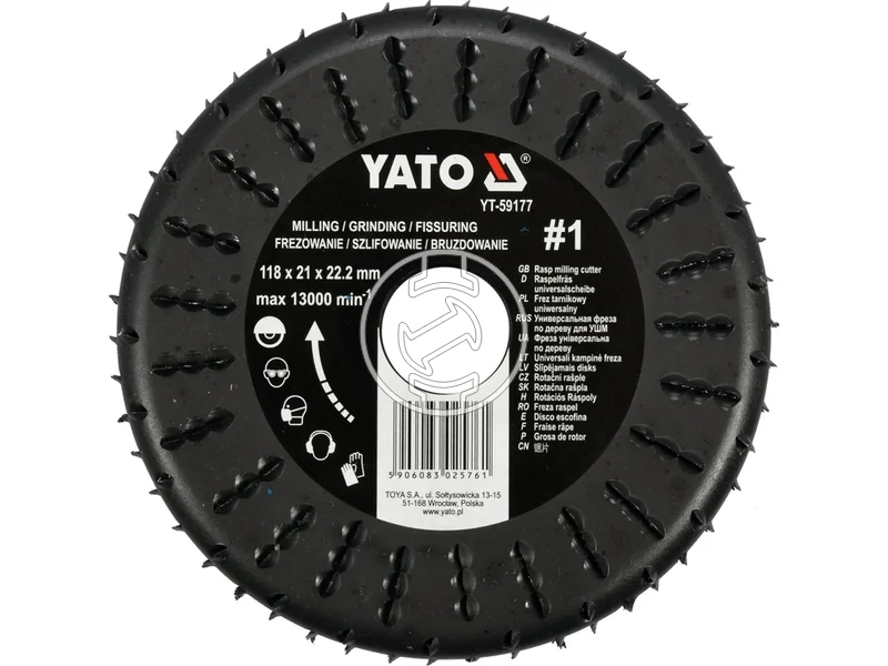 Kép: Yato csiszolotanyer sarokcsiszolohoz 118 mm.webp