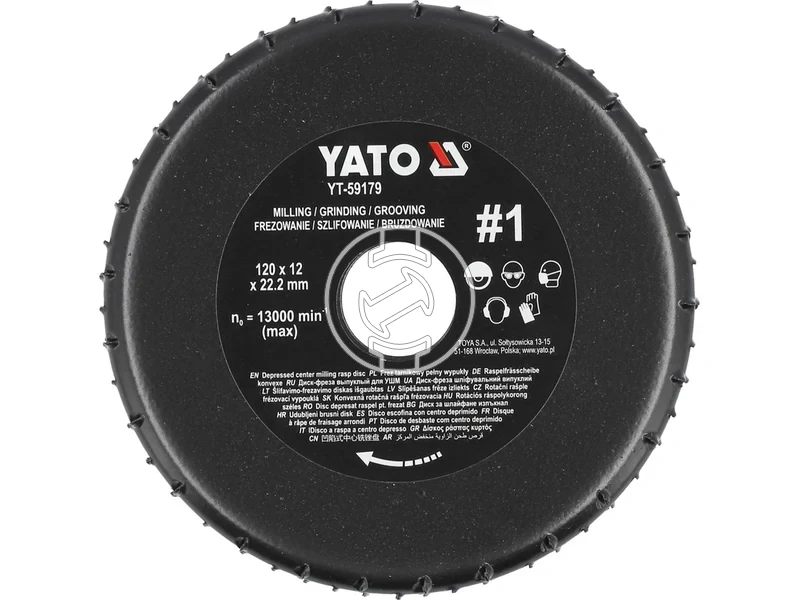 Kép: Yato csiszolotanyer sarokcsiszolohoz 120x12 mm.webp