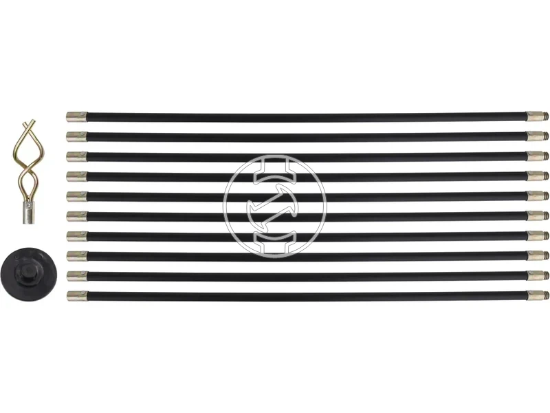 Kép: YATO Csotisztito keszlet 12 reszes 92m20mm flexibilis rud 10x932cm.webp