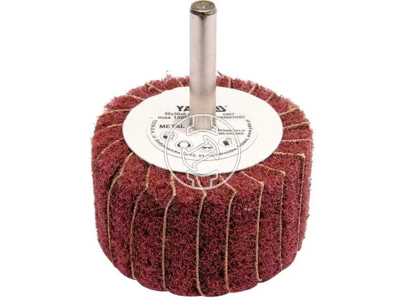 Kép: Yato disc cu lamele pentru slefuire cu tija 50x30 mm 6 mm P150.webp