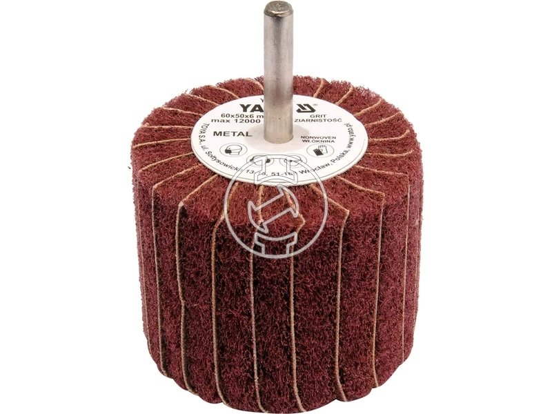 Kép: Yato disc cu lamele pentru slefuire cu tija 60x50 mm 6 mm P60.webp