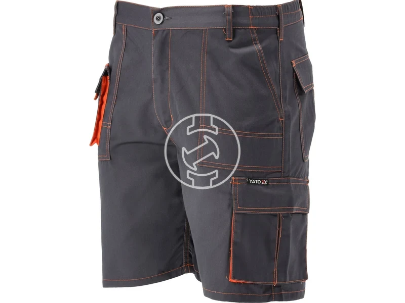 Kép: Yato DORIA rovid munkanadrag szurke-narancs S.webp