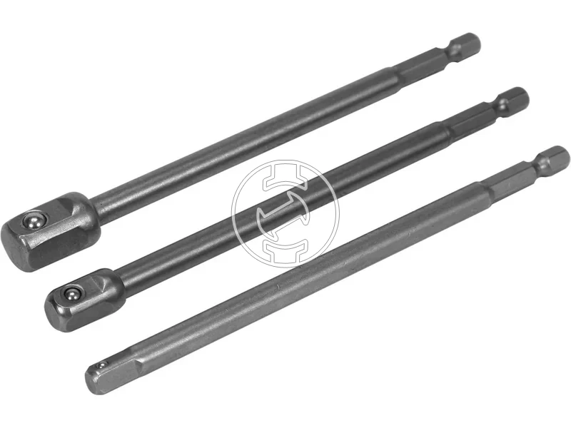Kép: YATO Dugokulcs adapter keszlet 3 reszes 14 Hex - 14 38 12 negyszog CrV.webp