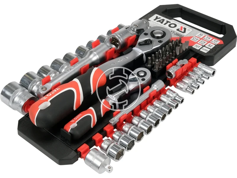 Kép: Yato dugokulcs keszlet 12-14 inch 51 reszes.webp