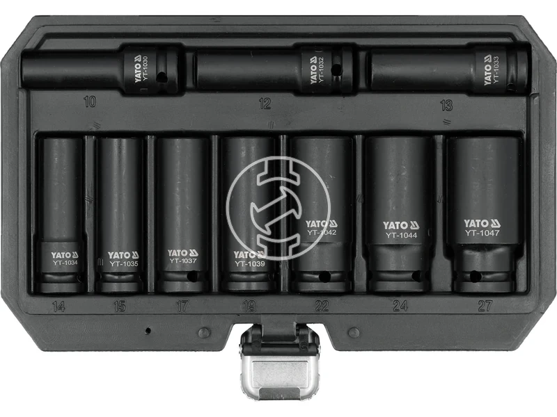 Kép: Yato dugokulcs keszlet 12 inch 10 reszes.webp