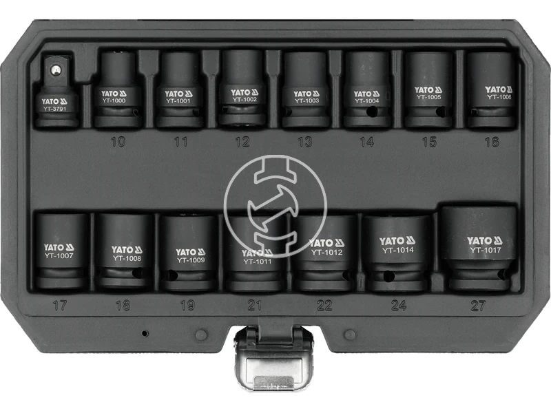Kép: Yato dugokulcs keszlet 12 inch 15 reszes.webp