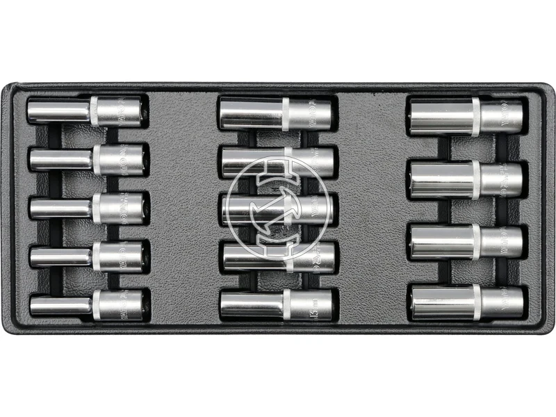 Kép: Yato dugokulcs keszlet 12 inch 8-21 mm 14 reszes.webp