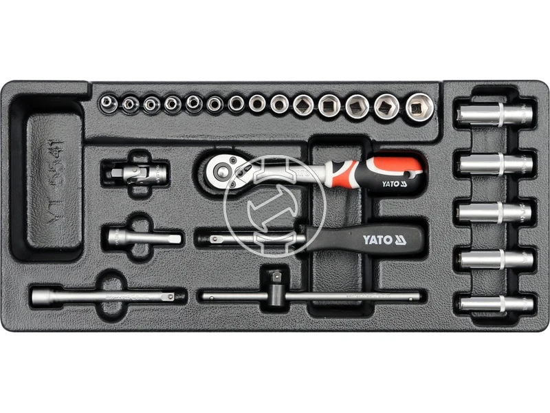 Kép: Yato dugokulcs keszlet 14 inch 35-14 mm 25 reszes.webp