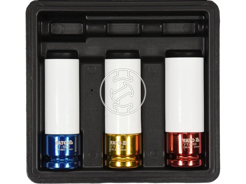 Kép: Yato dugokulcs keszlet kerekanyahoz 3 reszes 171921 mm.webp