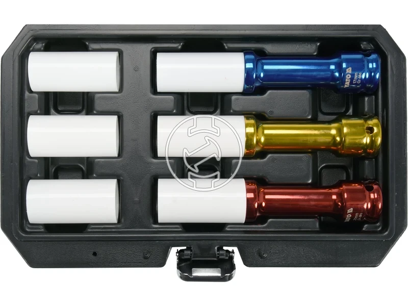 Kép: Yato dugokulcs keszlet kerekanyahoz 6 reszes 171921 mm.webp