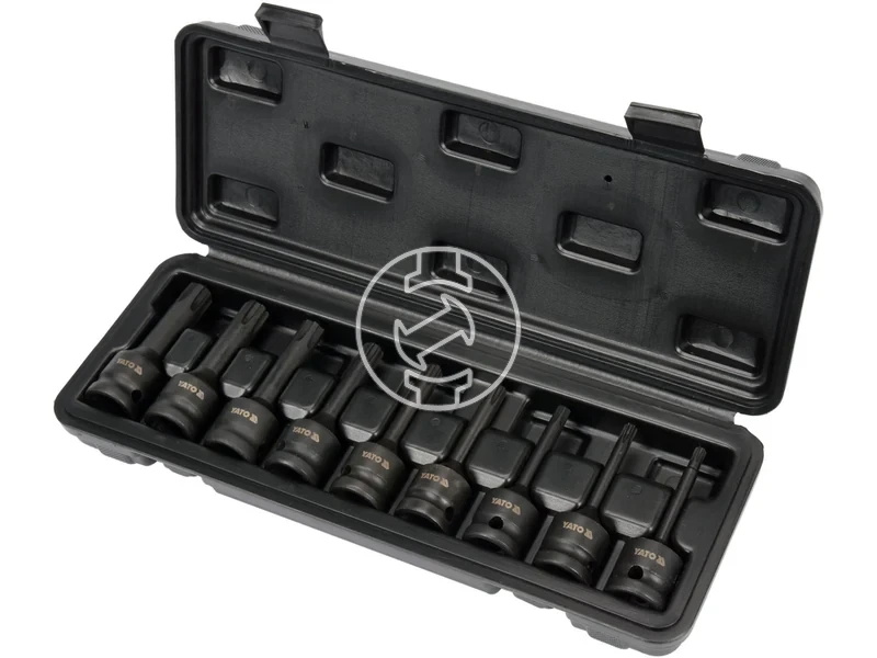 Kép: Yato dugokulcs keszlet ribe 12 inch 9 reszes.webp