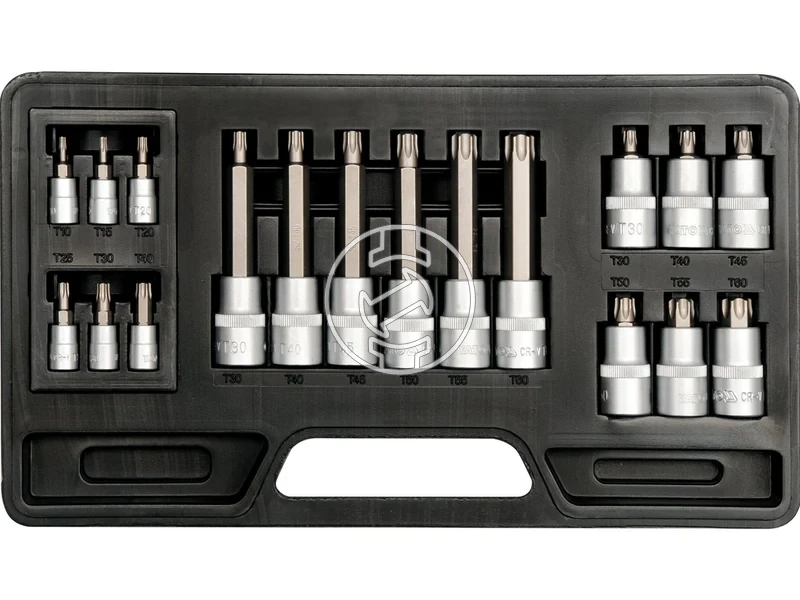 Kép: Yato dugokulcs keszlet T10-T60 18 reszes.webp