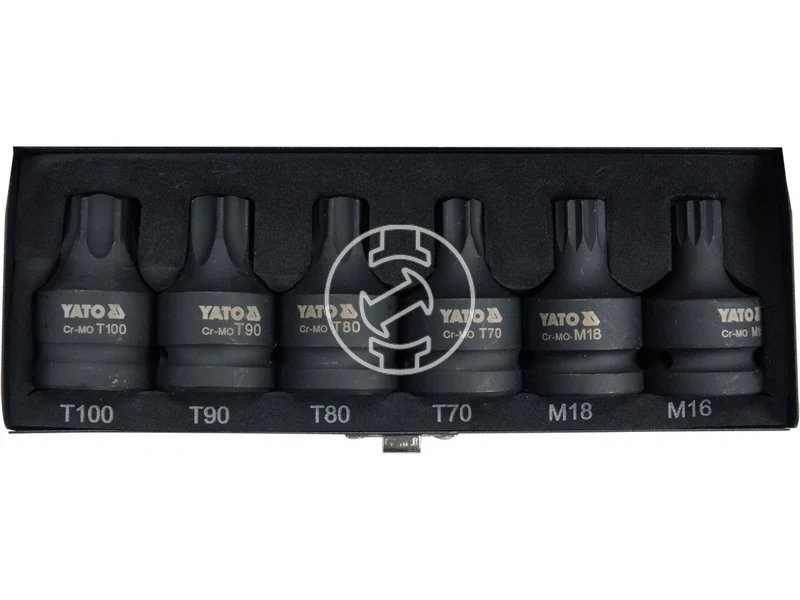 Kép: Yato dugokulcs keszlet torxspline 34 inch 6 reszes.webp