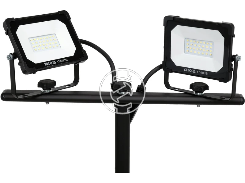 Kép: YATO Elektromos allvanyos LED dupla reflektor 3800 lm 2x20W.webp