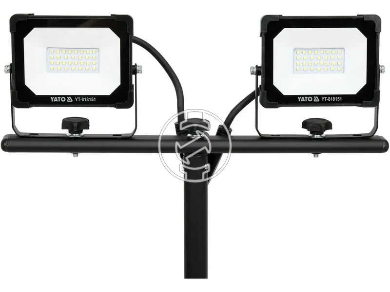 Kép: YATO Elektromos allvanyos LED dupla reflektor 3800 lm 2x20W.webp