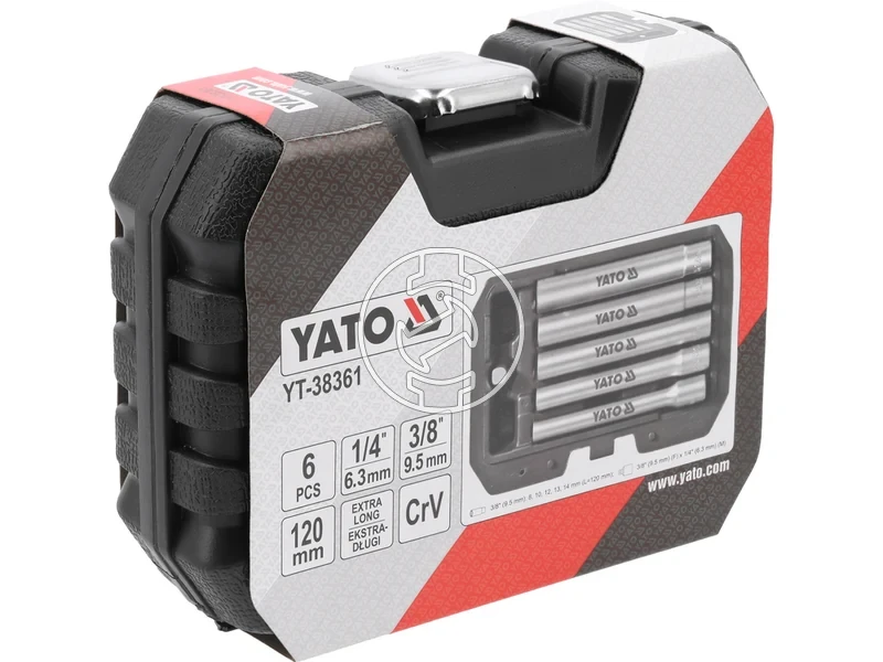 Kép: Yato extra hosszu dugokulcs keszlet 120 mm x 38 inch.webp