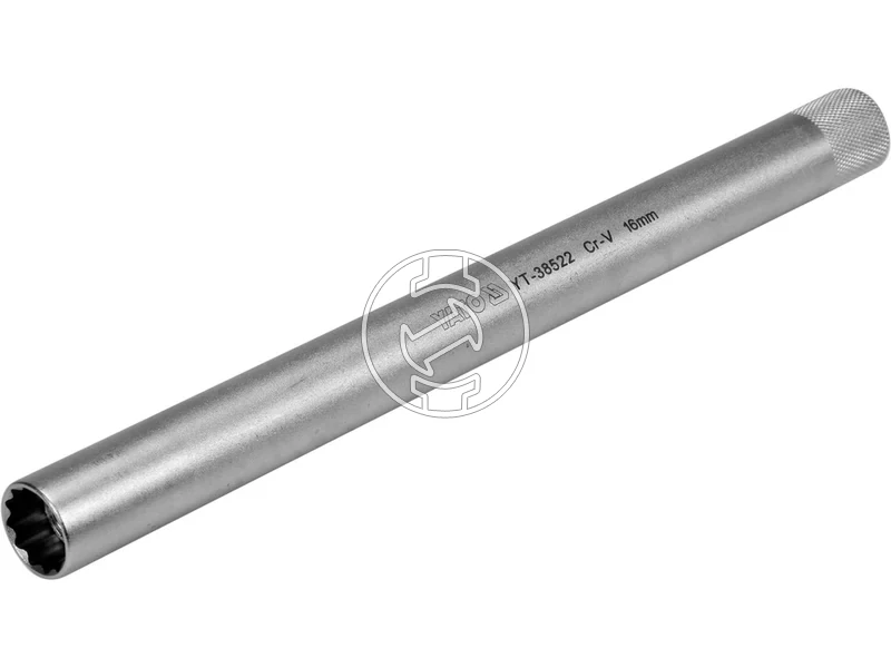 Kép: Yato extra hosszu gyertyakulcs 16 mm x 38 inch.webp