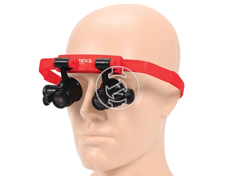 Kép: YATO Fejpantos nagyito LED vilagitassal 10 x - 25 x.webp
