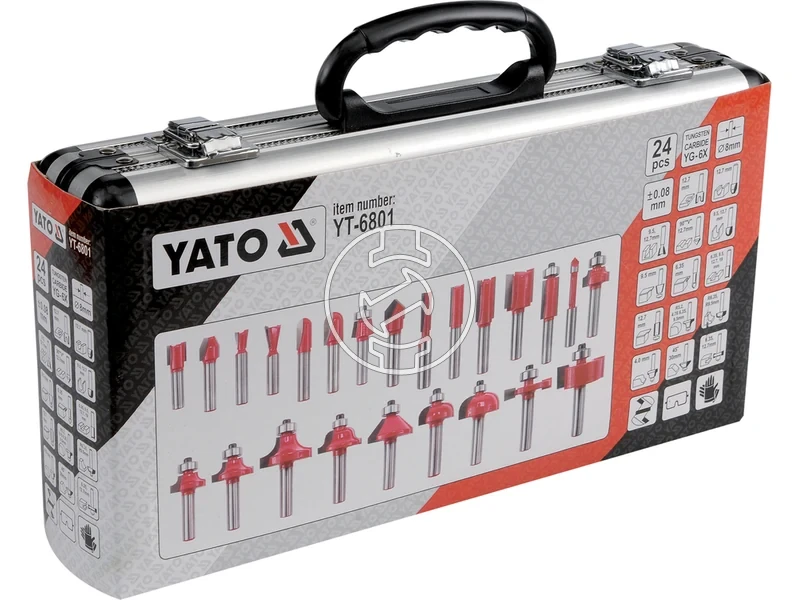 Kép: Yato felsomaro kes keszlet 8 mm 24 reszes.webp