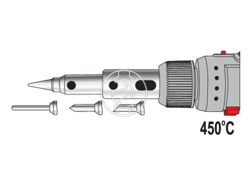 Kép: YATO forrasztopaka keszlet 7 reszes butan gaz uzemu gaz nelkul Piezo.webp