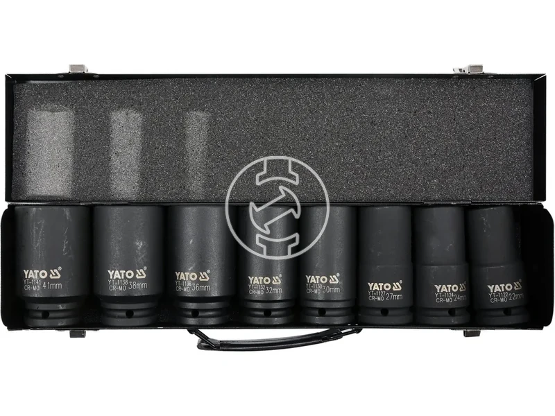 Kép: YATO Gepi hosszu dugokulcs keszlet 8 reszes 34 22-41 mm CrMo.webp