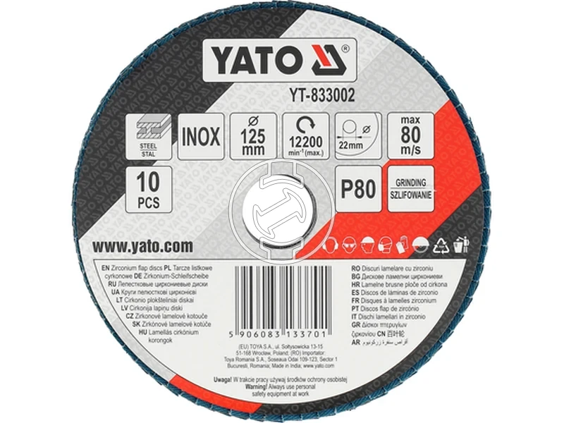 Kép: Yato GRD 125x22 mm_4.webp