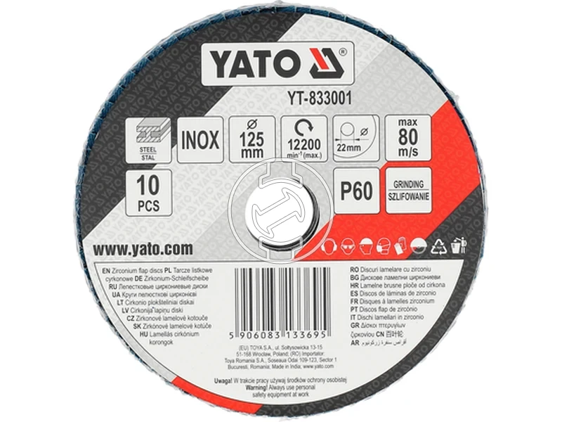 Kép: Yato GRD 125x22 mm_4.webp