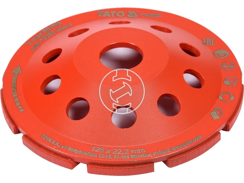 Kép: Yato gyemant csiszolotarcsa 125x2223 mm.webp