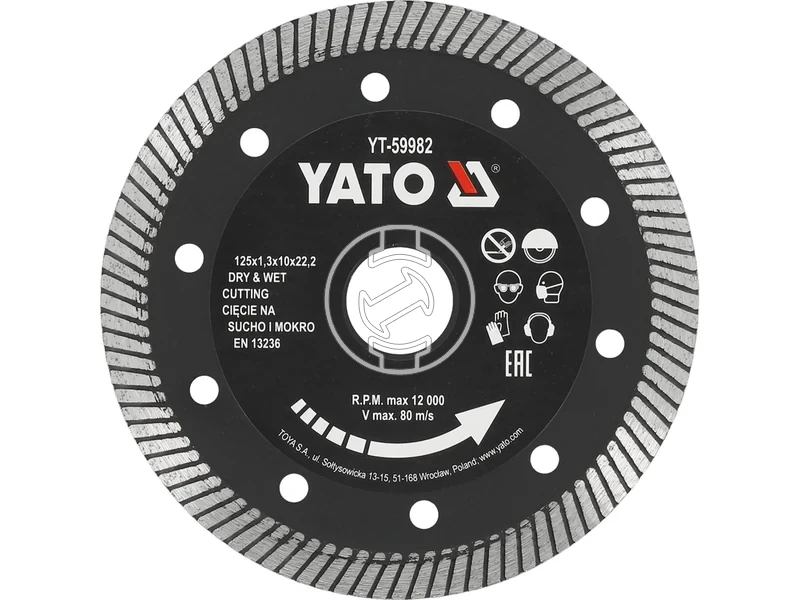 Kép: Yato gyemant vagotarcsa 125 mm gresporcelan.webp