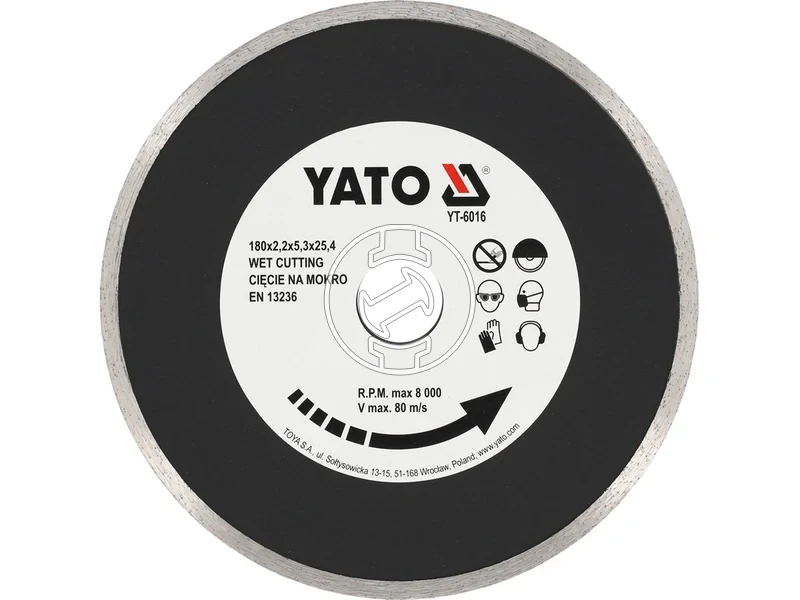 Kép: Yato gyemant vagotarcsa 180 mm keramiahoz.webp