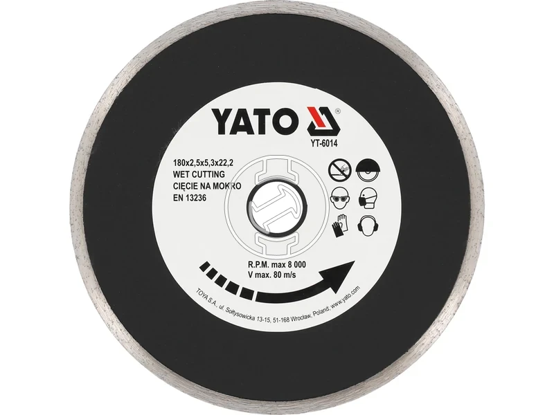 Kép: Yato gyemant vagotarcsa 180 mm keramiahoz.webp