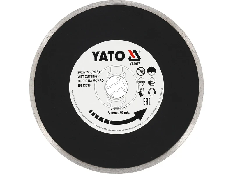 Kép: Yato gyemant vagotarcsa 200 mm keramiahoz.webp
