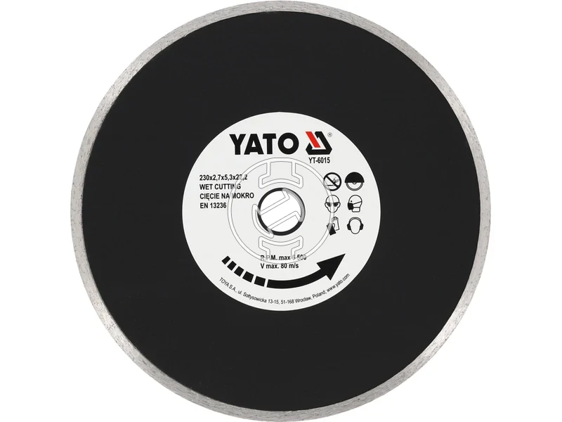 Kép: Yato gyemant vagotarcsa 230 mm keramiahoz.webp