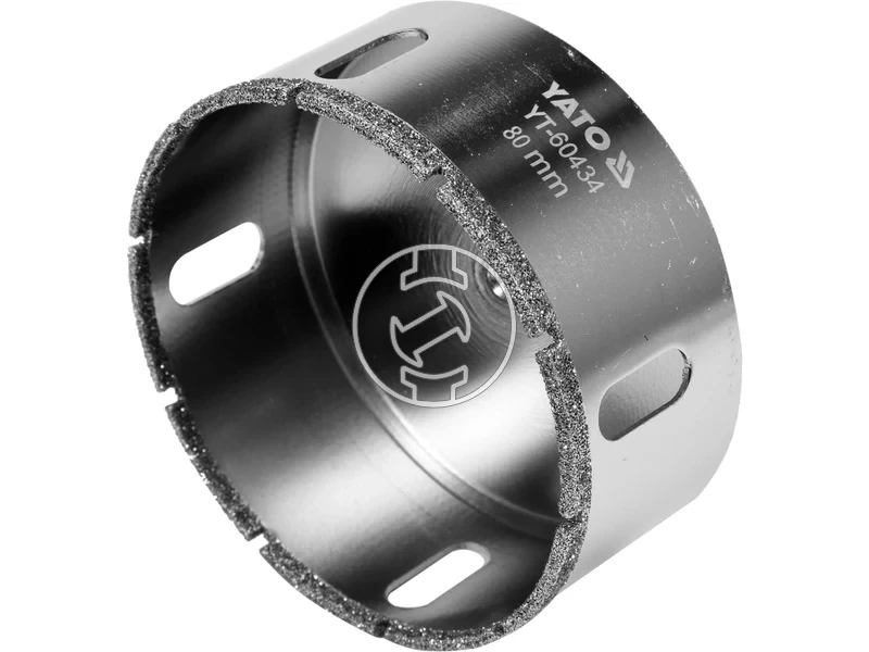 Kép: Yato gyemantfurokorona furogephez 80 mm keramiacsempe.webp