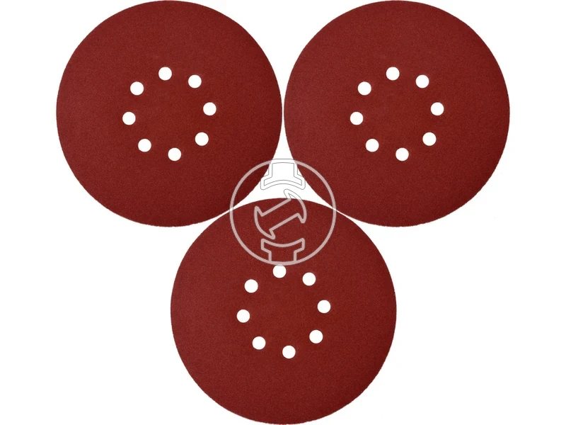 Kép: Yato hartie abraziva excentric cu velcro 180 mm P40 3 buc.webp