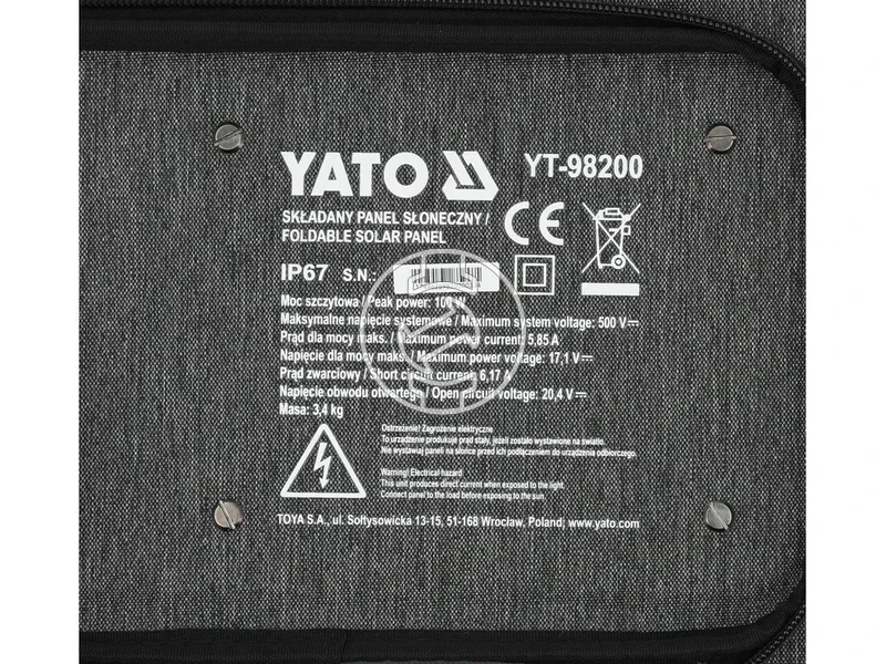Kép: Yato hordozhato napelem 100W 4in1_7.webp