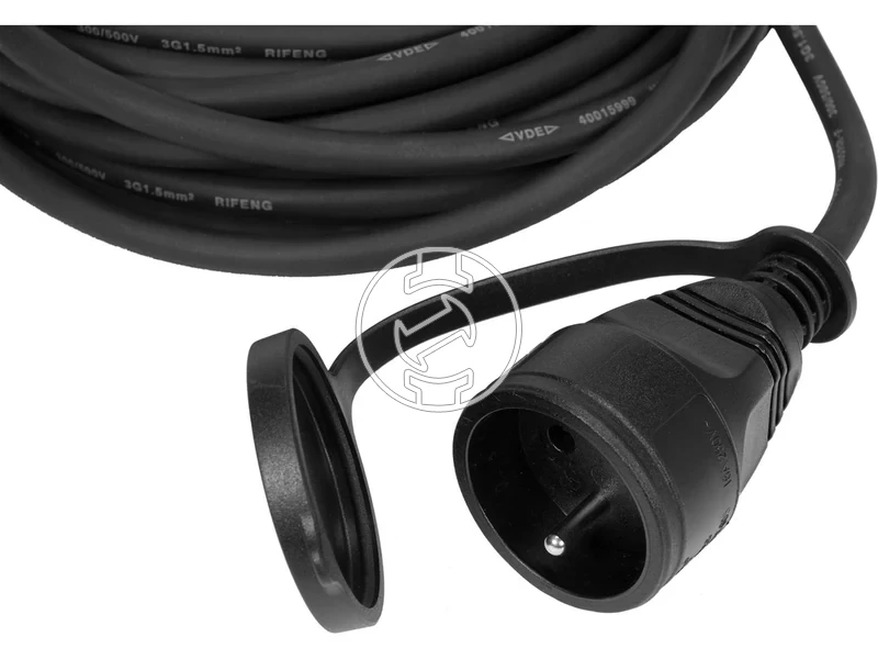 Kép: Yato hosszabbitokabel fekete 10 m.webp